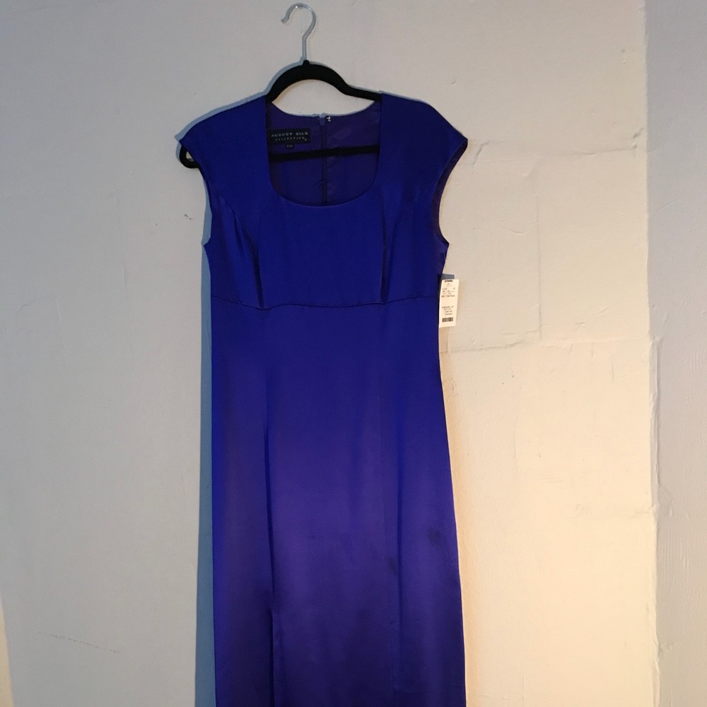 NWT! Vintage - Augusta Silk- 100% Silk- Royal Blue
